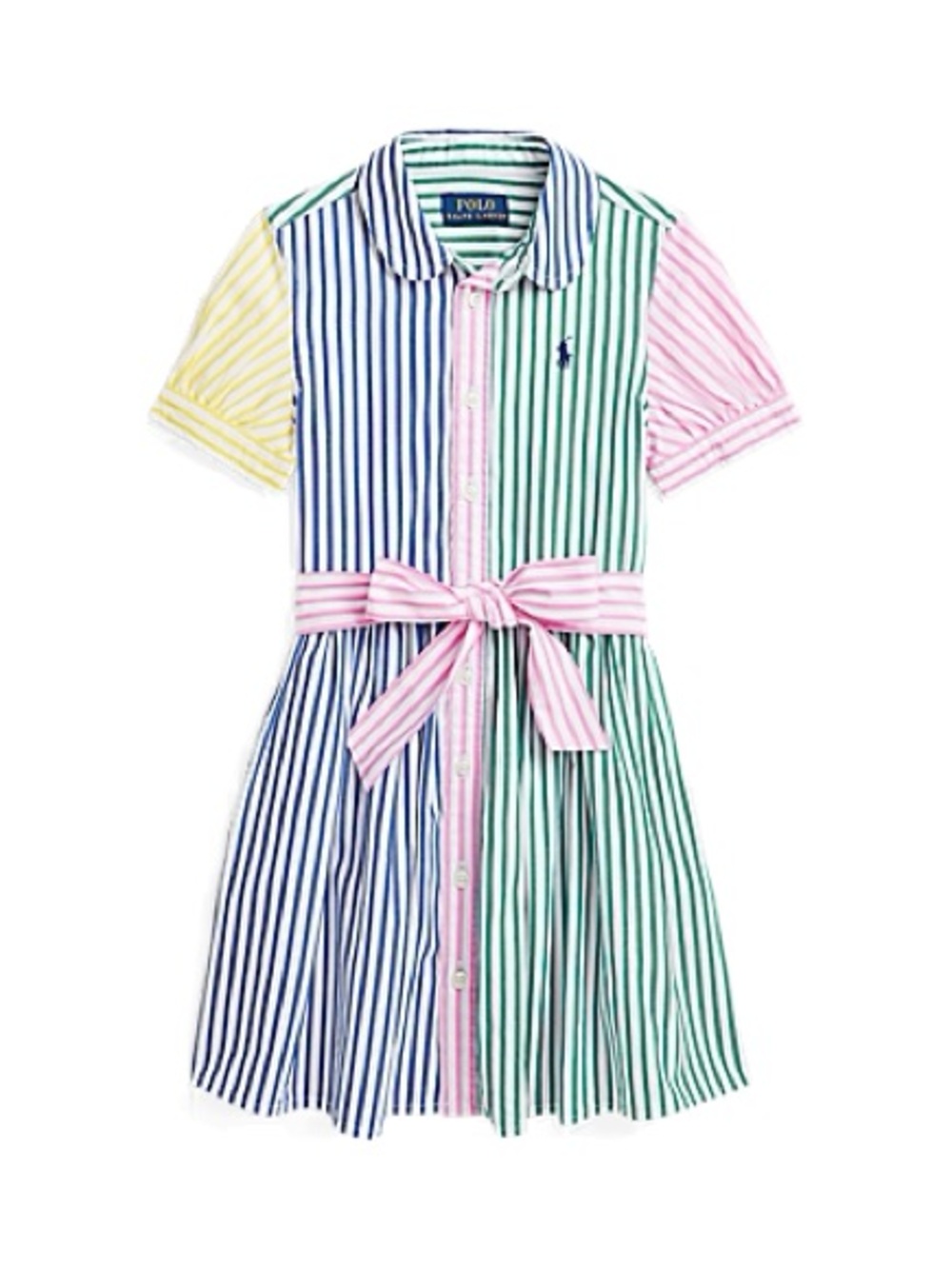 Ralph Lauren Striped Cotton Fun Shirtdress